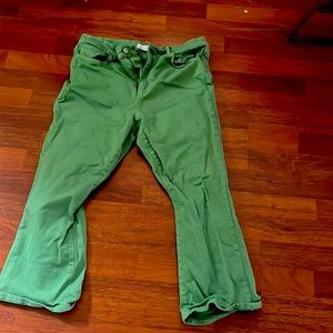 Loft kick crop jeans